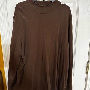 St. John's Bay Brown Long-Sleeve Tee